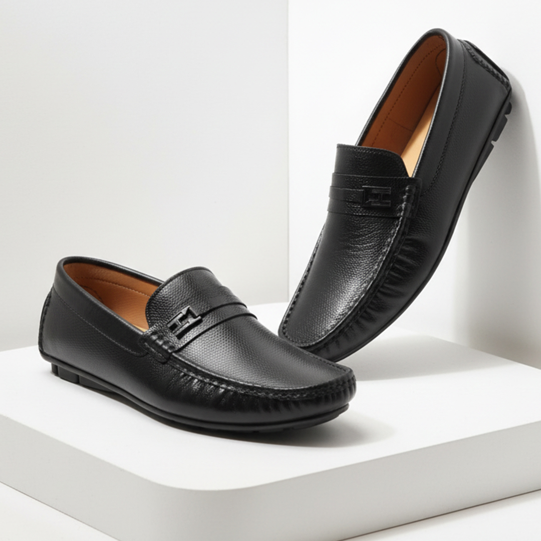 Leather Loafer Shoes For men